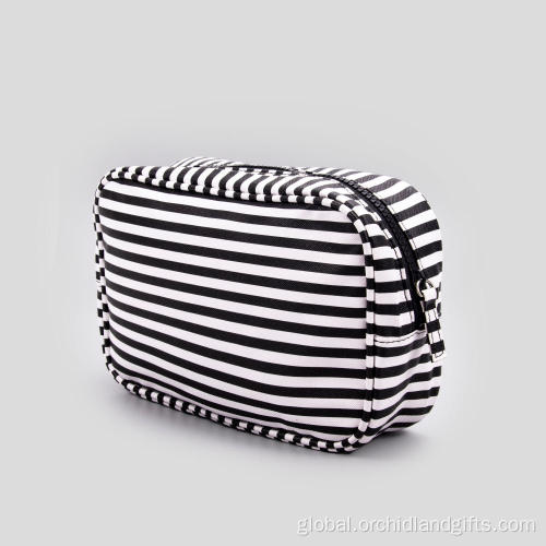 Stripe Casual Cosmetic Bag